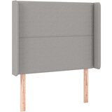 Box spring postelja z vzmetnico svetlo siva 90x190 cm blago, (20901050) | Shoptok.si
