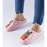 Gemre Pink Soft Frenchfries Slippers Cene