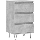  Komoda siva boja betona 40 x 35 x 70 cm od konstruiranog drva | Eponuda.com