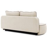 Ropez Bež/smeđe-siva baršunasti sklopiva/s prostorom za odlaganje sofa 210 cm Saga – | shoptok.hr