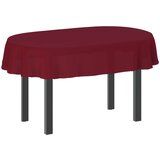  Tkanina za stol Ovalni Vinova crvena 130 x 180 cm Poliester | shoptok.hr