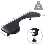 MID.YOU Nastavek Za Pisalno Mizo Relex Rt2, Črna, Pravo Usnje | Shoptok.si