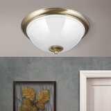 Orion dl 7-677/50 - stropna svetiljka austrian old lamp 3xE27/60W/230V bronza/bela | Eponuda.com