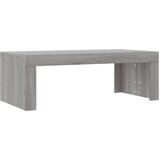 Maison Chic Klubska mizica - kavna mizica - Nizka mizica siva sonoma 102x50x36 cm inženirski les, (21753122) | Shoptok.si