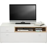Hom`in TV-ELEMENT bela, barve hrasta | Shoptok.si