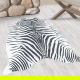 Ayyildiz Carpets Črno-bela sintetična koža 100x135 cm Etosha – | Shoptok.si