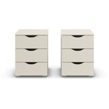 Boxxx SET NOČNIH OMARIC, barve šampanjca | Shoptok.si