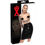Latex - lateks midi krilo (črna) | Shoptok.si