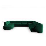 Milo Casa Zelena žametna kotna sedežna garnitura (desni kot/v obliki črke "U") Paolo – | Shoptok.si