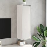 Furnova Stenska omarica bela 30x30x100 cm trdna borovina, (21949695) | Shoptok.si
