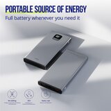 ALLITY prenosna baterija APB-100 PD QC 22.5W 10000 mAh siva Slike