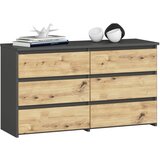 AKORD KOMODA CL100 6SZ PK SZARA / DĄB ARTISAN, (21713952) | Shoptok.si
