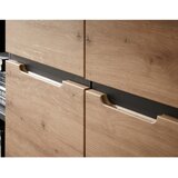 Voleo KOTNA PISALNA MIZA kovina, leseni material barve grafita, hrast artisan | Shoptok.si