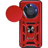 Oem Mayaxess, Ovitek za Honor Magic 8 Lite – drsni pokrov kamere in magnetni obroč, Rdeča, (5000273929) Cene