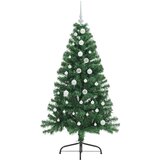  Umjetno predsvijetljeno božićno drvce Zelena 150 cm PVC | shoptok.hr