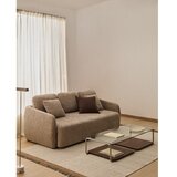 Kave Home Smeđe-siva sklopiva sofa od šenila 218 cm Laira – | shoptok.hr