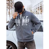 DStreet Dark gray BX5409 men's zipped sweatshirt | shoptok.hr