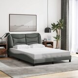  Okvir kreveta s LED-om bez madraca Hvar 140 x 200 cm od tkanine | shoptok.hr