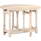 Jedilna miza okrogla 110x76 cm trden mangov les, (20711237) | Shoptok.si