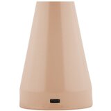 Leitmotiv Bež LED zatemnitvena namizna svetilka s kovinskim senčilom (višina 20,5 cm) Rachel – | Shoptok.si