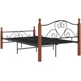  Okvir kreveta crni metalni 120 x 200 cm | shoptok.hr