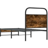  Okvir kreveta bez madraca dimljena boja hrasta 80x200 cm drveni | shoptok.hr