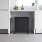YAMAZAKI Kanta za smeće s dvije komore Tower boja: crna | shoptok.hr