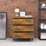  Komoda boja dimljenog hrasta 60 x 35 x 69 cm konstruirano drvo | shoptok.hr
