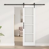  Drsna vrata Bela 61 x 198.5 cm Les in kovina, (5000123012) | Shoptok.si