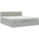  Otomanski krevet s madracem&amp LED 180x200cm baršunasti | shoptok.hr