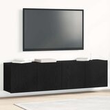 vidaXL TV ormarići 2 kom. crni hrast 160x30x41 cm inženjerski drvo | shoptok.hr