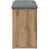  Klupa za cipele obrtnički hrast 82x32x50 cm izrađeno drvo | shoptok.hr
