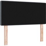 vidaXL Vzglavje s kristalnim gumbom, temno sivo, 90 cm, žamet | Shoptok.si
