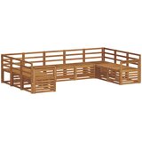 Sekcijska garnitura 9 pcs Prirodna | shoptok.hr