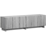  TV stalak 140 x 34,5 x 40 cm Siva Sonoma Konstruirano drvo | shoptok.hr