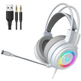Venisymlis Slušalke za igranje prostorskega zvoka z mikrofonom, na uho za PC/PS4/Xbox, (22102685) | Shoptok.si
