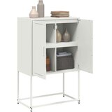 vidaXL Visoka komoda bijela 68,5 x 38,5 x 107 cm čelična | shoptok.hr