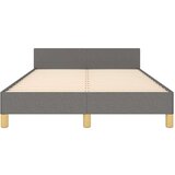  Za krevet s uzglavljem tamnosivi 120x200 cm od tkanine | shoptok.hr