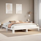 vidaXL Okvir kreveta bez madraca bijeli 180x200 cm od masivne borovine Cijene