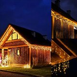  Božićna LED zavjesa s daljinskim upravljačem 300 LED – toplo bijela | shoptok.hr