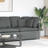  Modularna sofa Kutni modul s jastucima tamno siva 100 cm Cijene
