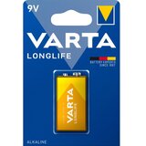 Varta LONGLIFE 9V 6LR61 MN1604, ALKALNE baterije, Pakovanje 1kom | Eponuda.com