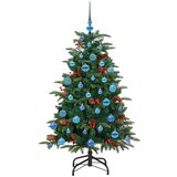 vidaXL Umestno božično drevo Zelena 150 cm PVC, kovina in plastika | Shoptok.si