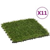  Pločice umjetne trave 11 kom 30 x 30 cm zelene | shoptok.hr
