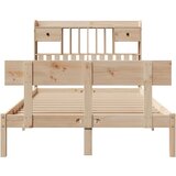  Posteljni okvir brez vzmetnice 135x190 cm trdna borovina, (22053565) | Shoptok.si