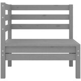  Kutna vrtna sofa siva od masivne borovine | shoptok.hr