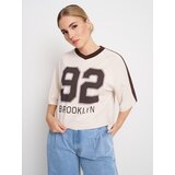 Sinsay Pamučna majica s printom | shoptok.hr