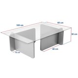 Hanah home sto za dnevnu sobu flavio wooden white