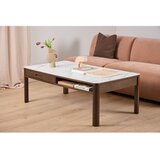 Actona Bež/tamno smeđi stolić za kavu s keramičkom daskom 70x130 cm Southampton – | shoptok.hr