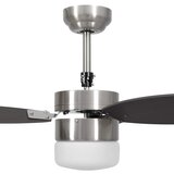 Stropni ventilator sa svjetlom i daljinskim 76 cm tamnosmeđi | shoptok.hr